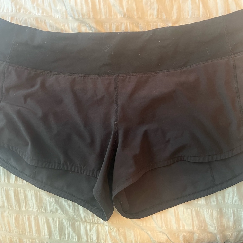 lululemon athletica Black Athletic Shorts - Picture 1 of 1
